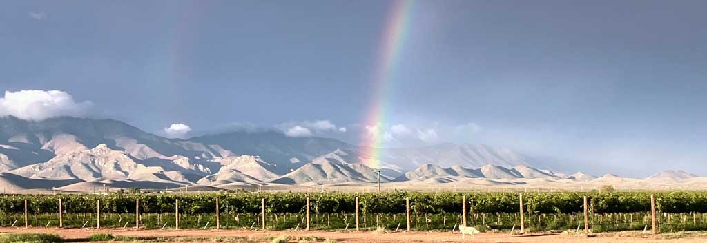 Rainbow over Dos Cabezas