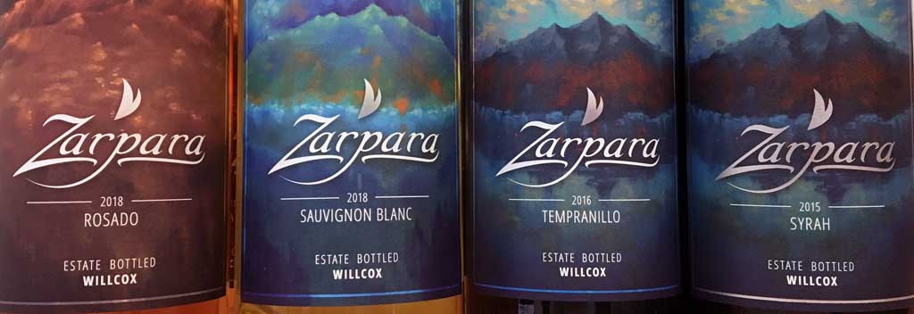 Zarpara wine bottles