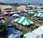 Overhead view of Willcox Wine Festival	